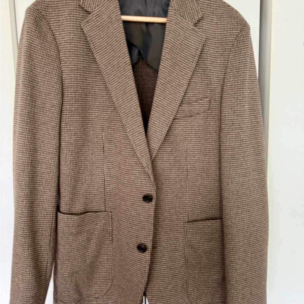 NWOT Men's Mango Houndstooth Blazer - 40R